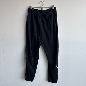 Nike Black Joggers with White Accents